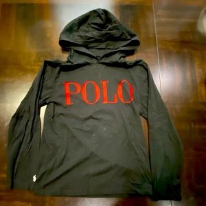Ralph Lauren Polo Bear Boys Hoodie Long Sleeve Shirt  Size L(14-16)